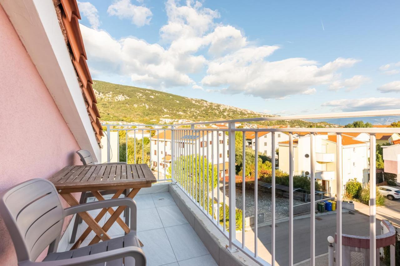 Apartment Mimoza 5, Baska, Krk ภายนอก รูปภาพ
